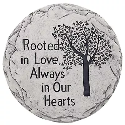 Garden Memorial Stepping Stone - Rooted In Love Always In Our Hearts - Tree  • $42.07