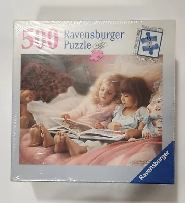 👩‍👧NEW/SEALED 18x24 RAVENSBURGER 500 PC 'SIDE BY SIDE' TWO GIRLS JIGSAW PUZZLE • $38