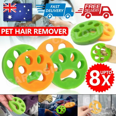$16.95 • Buy 2PCS Pet Hair Remover Cat Fur Dog Hair Lint Catcher From Laundry Washing Machine