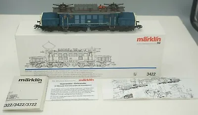 Marklin Ho 3-rail 3422 Crocodile Digital 6080 Db Blue Class Br 194 178-0 In Ob • $245