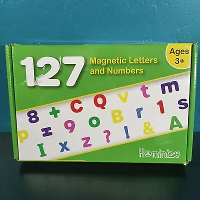 Hominize Set Of 127 Magnetic Letters And Numbers Kids Learning Toy • $18.99