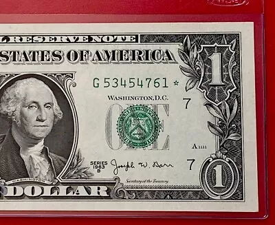 1963b Star  Note $1 Dollar Bill ( Chicago G ) Uncirculated • $28.90