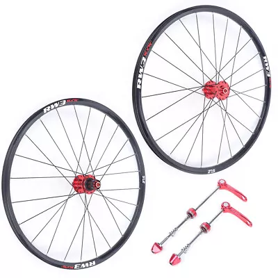 QR 27.5  MTB Bike Disc Front Rear Wheel Set 8/9/10/11 Speed Hub Aluminum Alloy • $116.85