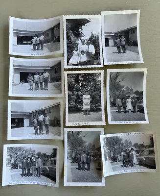 $7.99 • Buy 10 Vintage Photographs Hispanic Family Yuba City California Old Car