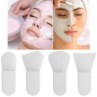 Silicone Face Mask Brush Pastel Facial Applicator Tools Makeup Mud Mixing CA • $0.72