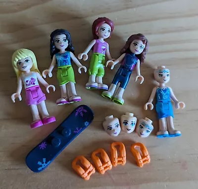 Lego Friends Minifigures Set Of 4 Characters Plus Extras! • $10