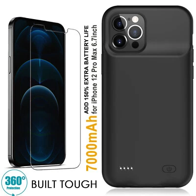 $65.54 • Buy For IPhone X XS XR MAX 11 12 Pro Max Battery Charger Power Bank Charging Case AU