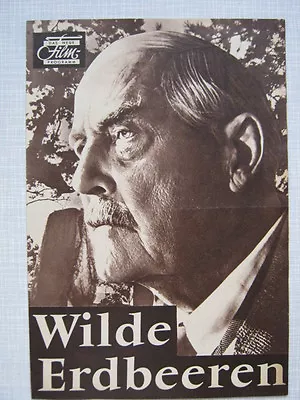 Movie Program DNF  Wilde Erdbeeren / Smultronstället  Ingmar Bergman • $1.75