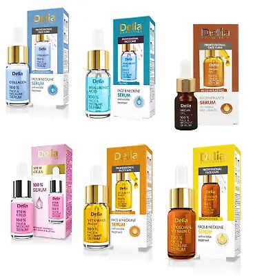 Delia Cosmetics Face And Neck Serum 10ml Anti Wrinkle Treatment ** UK SELLER* • $5.48