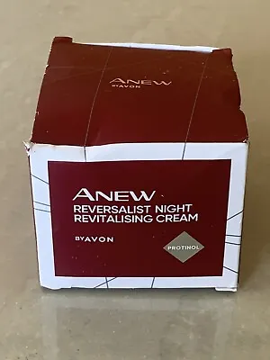 £9.50 • Buy Avon Anew Reversalist Night Revitalising Cream 50ml - NEW & DAMAGED BOX