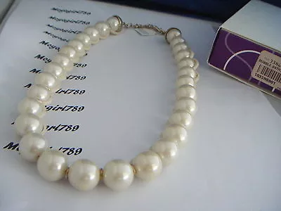 $6 • Buy Lia Sophia Bubble Bath Necklace RV $88 NIB
