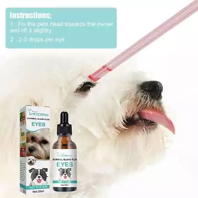 Pet Eye Drops For Conjunctivitis Caused By Allergies 30ml Or A Bodies L3L2 • $6.80