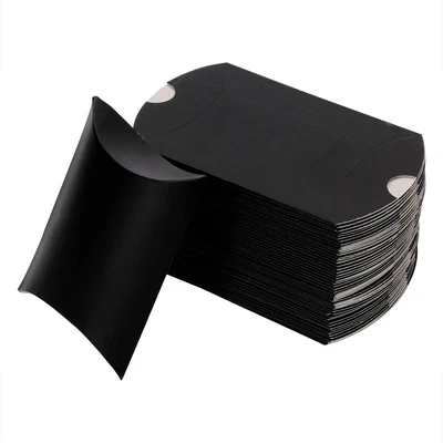 $21.81 • Buy Kraft Paper Pillow Candy Gift Boxes For Wedding Christmas Birthday Baby Shower E