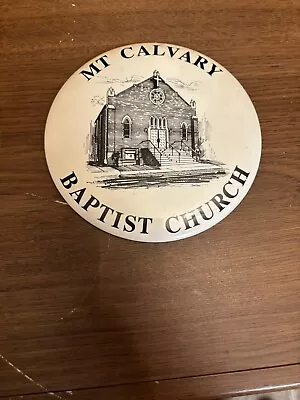 MT Calvary Baptist Church Pin • $8.49