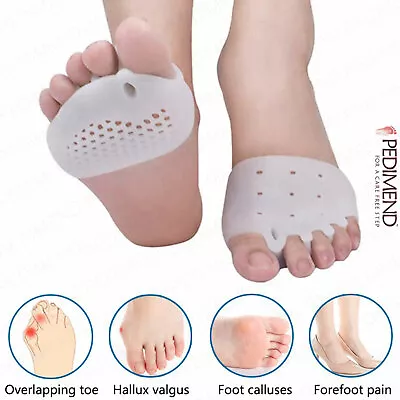 Mortons Neuroma Pain Relief Feet Cushion Metatarsal Gel Foot Pads Toe Separators • £9.49