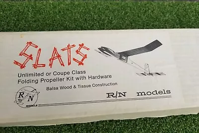 Slats Coupe Class RF 301 Rubber Power Vintage Airplane Balsa Kit • $60