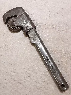 Rare Craftsman Tool Co. Adjustable Pipe-monkey Wrench Pat Nov. 1907 • £67.48