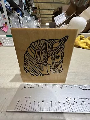 A.L. Baker Rubber Stamp Carousel Horse. • $8.99