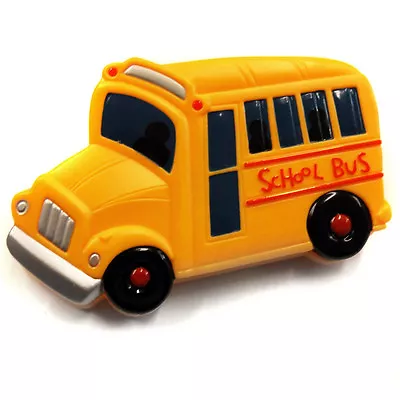 ACME Yellow School Bus Refrigerator Magnet Clip  BRAND NEW          #66007 • $5.49