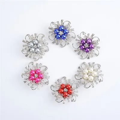 £2.72 • Buy Ladies Stylish Crystal  Flower Brooch Pin Corsage Bouquet Wedding Dress Ornament