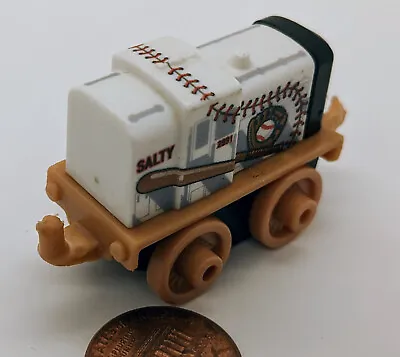 Thomas & Friends.MINIs.BASEBALL SALTY.white.micro Train Tank Engine.railway. • $1.66