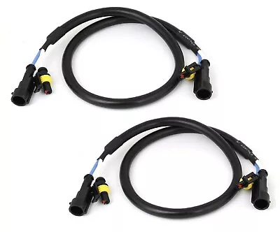 HID Extension Wire 50CM 9006 Two Harness Fog Light Connector Socket Ballast • $10.45