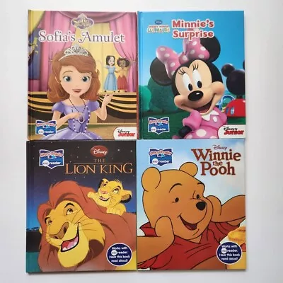 4 Book Lot Story Reader Me Reader Books; Minnie Mouse Winnie The Pooh The Lio • $5