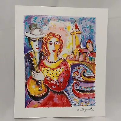 Seriolithograph “Beauty & Beau” By Zamy Steynovitz Signed In The Plate COA Bio • $46.99