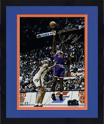 FRMD Charles Oakley New York Knicks Autographed 16x20 Shooting Vs. Bucks Photo • $169.99