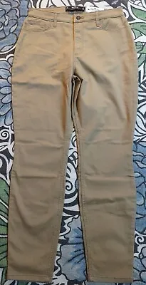 Hollister High Rise Super Skinny Khaki Pants Sz 11R Tan Stretch New W30 L29 • $14.99