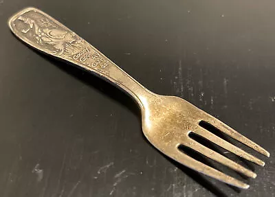 Vintage R. Wallace & Sons Sterling Silver Nursery Rhyme Fork Goosey Gander • $45