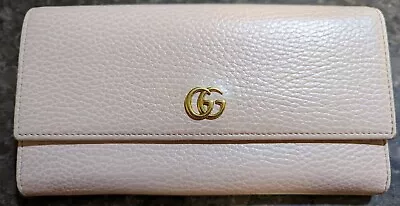 $375 • Buy Authentic GUCCI GG MARMONT Continental Long Wallet