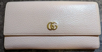$375 • Buy Authentic GUCCI GG MARMONT Continental Long Wallet