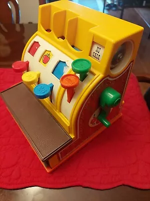 Vintage Fisher Price 1974 Cash Register With 5 Coins Works • $18