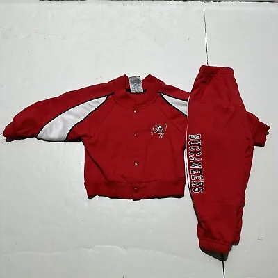 Vintage New NFL Team Apparel Buccaneers Boys 18M Sweatshirt And Sweat Pants Set • $18