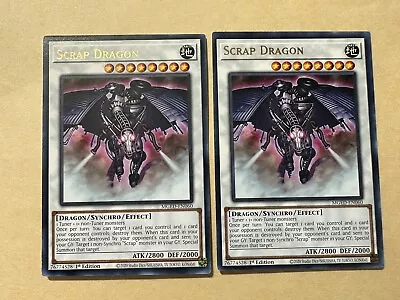 Yugioh! Scrap Dragon - MGED-EN060 - Rare - 1st Edition Near Mint [x2] • $0.99