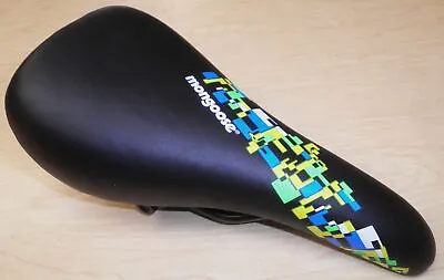 Mongoose Black/yellow/blue/green Bicycle Saddle/seat Bike Parts 174-3 • $19.99