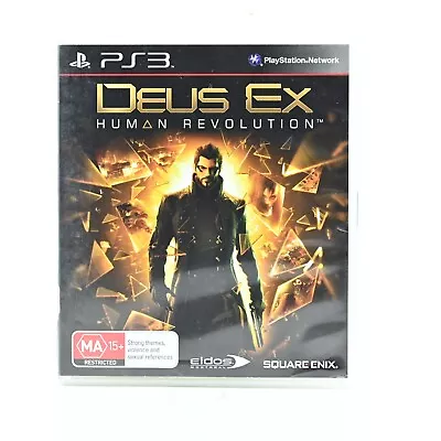 Deus Ex: Human Revolution - Sony Playstation 3 / PS3 Game - FREE POST! • $11.99