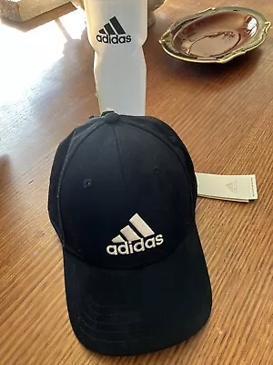 Adidas  Cap And  Adidas Plastic Water Bottle - New With Tags • $32.50