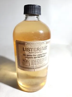 Vintage 18 Oz. Listerine Antiseptic Bottle Lambert Pharmacal Co. St. Louis MO • $34.80