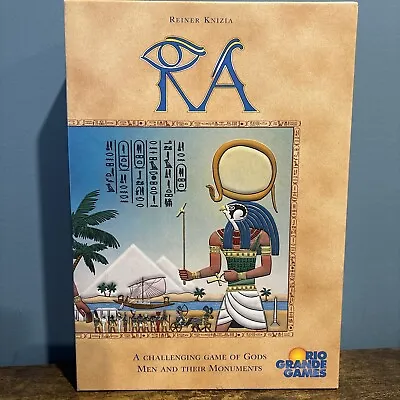 RA Board Game 1999 Reiner Knizia Complete Rio Grande Games Partially Punched New • $94.97