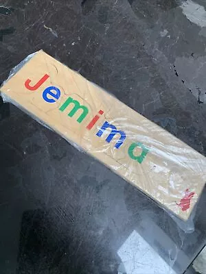 Wooden Name Puzzle “Jemima” • £3