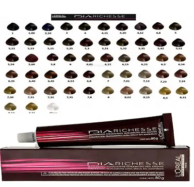 L'Oreal DIA RICHESSE Hair Colour Semi-Permanent Dye Tubes 50ml**FAST DELIVERY* • £9.45