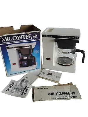 Vintage Mr. Coffee SR-10 10-Cup Automatic Brewing System Coffee Maker Tested  • $39.99