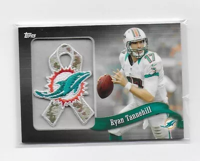 2013 Topps Football RYAN TANNEHILL  Ribbon Camo Team Logo #PRRT Dolphins • $20