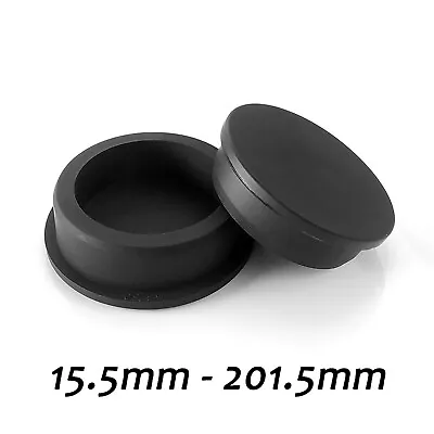 £94.19 • Buy Black Round Silicone Rubber Seal Hole Plugs Blanking End Caps Seal Bung Tube
