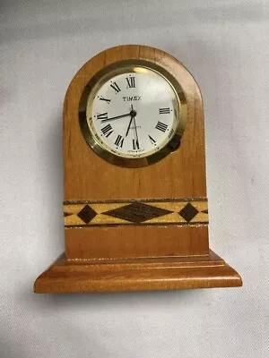 Vintage Miniature Circa Quartz Gold Design Desk Clock Untested Collectable • $19.99