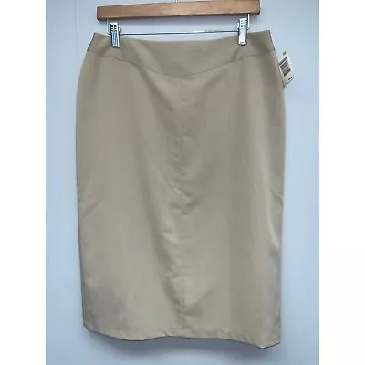 Jaclyn Smith Khaki Fishtail Skirt Women's Vintage Skirt Size 10 NWT • $15