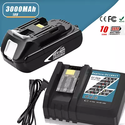 Replacement Battery Fit For Makita 18V 3.0Ah Lithium-ion Battery BL1815 BL1815N • $16