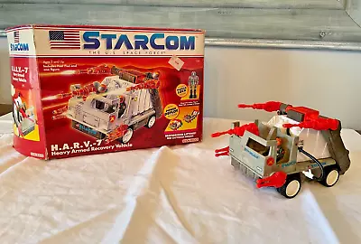 StarCom H.A.R.V.-7 Heavy Armed Recovery Vehicle In Box 1341 Coleco 1987 WORKS • $56.89